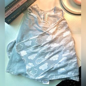 HALO 100% Cotton Sleepsack Swaddle, 3-Way Adjustable Wearable Blanket, TOG 1.5